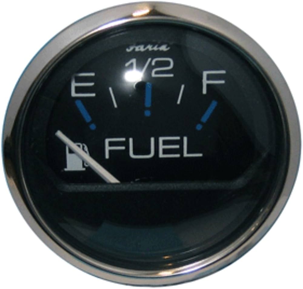 Faria Chesapeake Black Stainless Steel Gauges