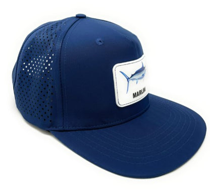 VENSE-HAT FLAT BLUE RUBBER PATCH MARLIN