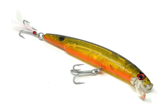 VENSE - CURVE MINNOW LURE - C141 BLACK NIGHT