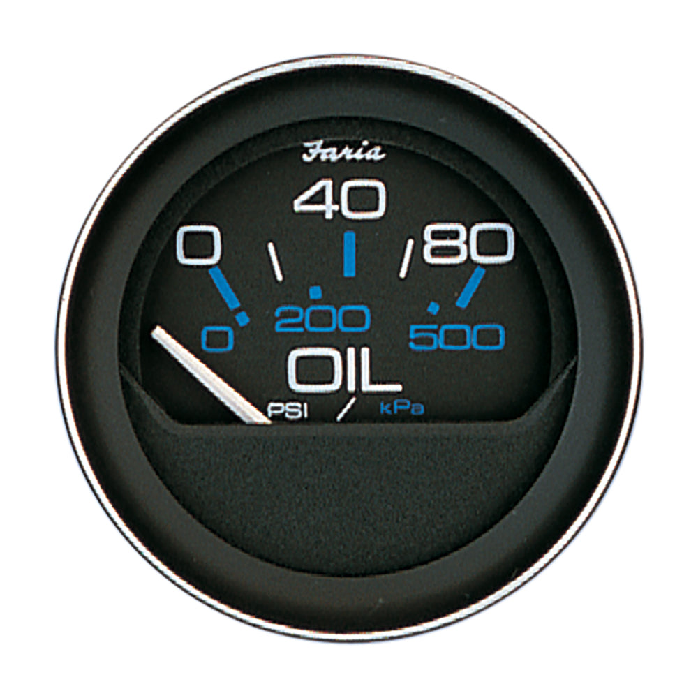 Faria Chesapeake Black Stainless Steel Gauges