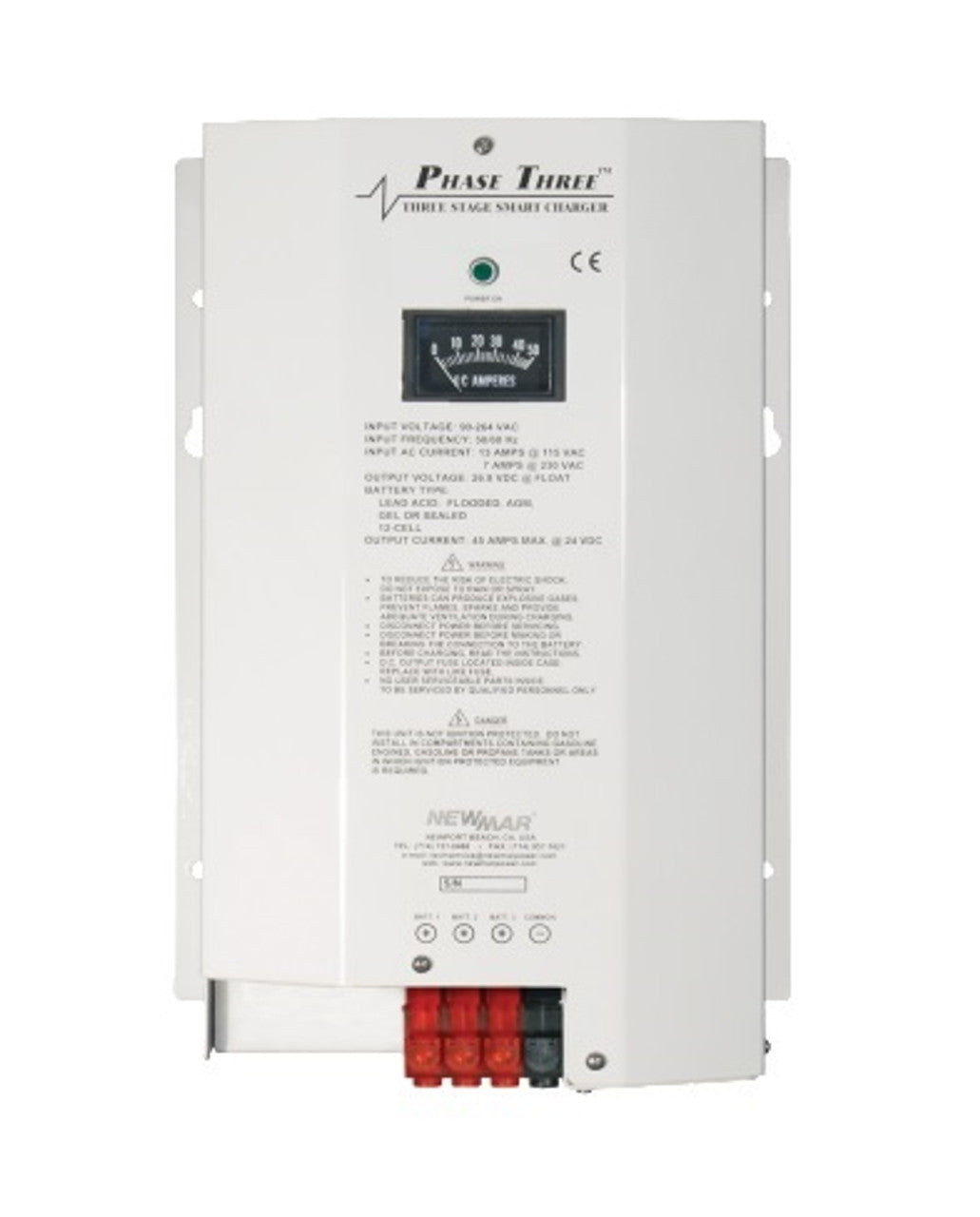 Newmar Phase Three Series Battery Chargers 24 VOLT MODELS