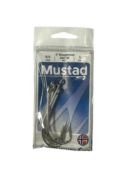 Mustad 3407DT O'Shaughnessy Forged DT