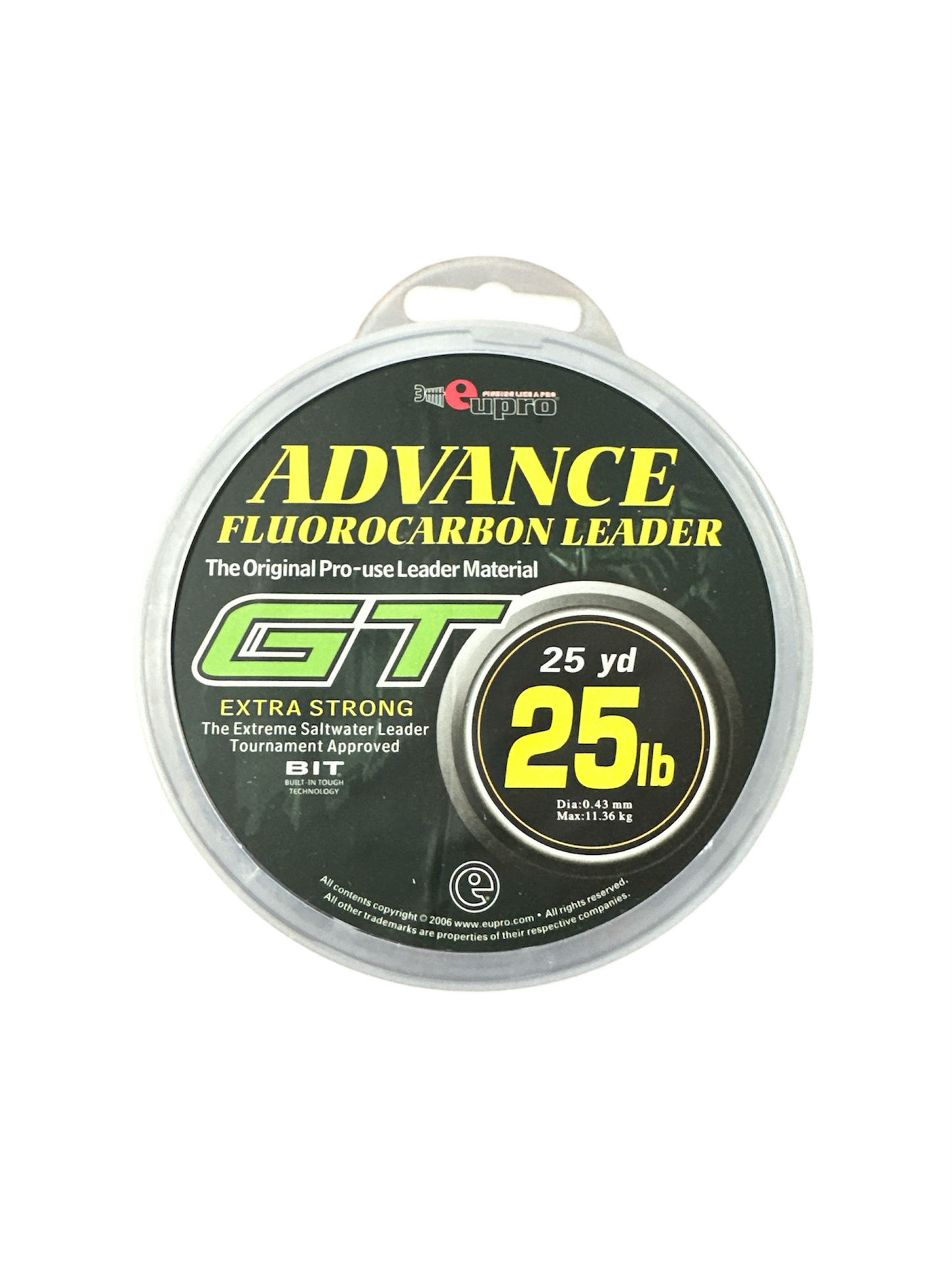 GT Fluorocarbon Advance 15lb - 100lb