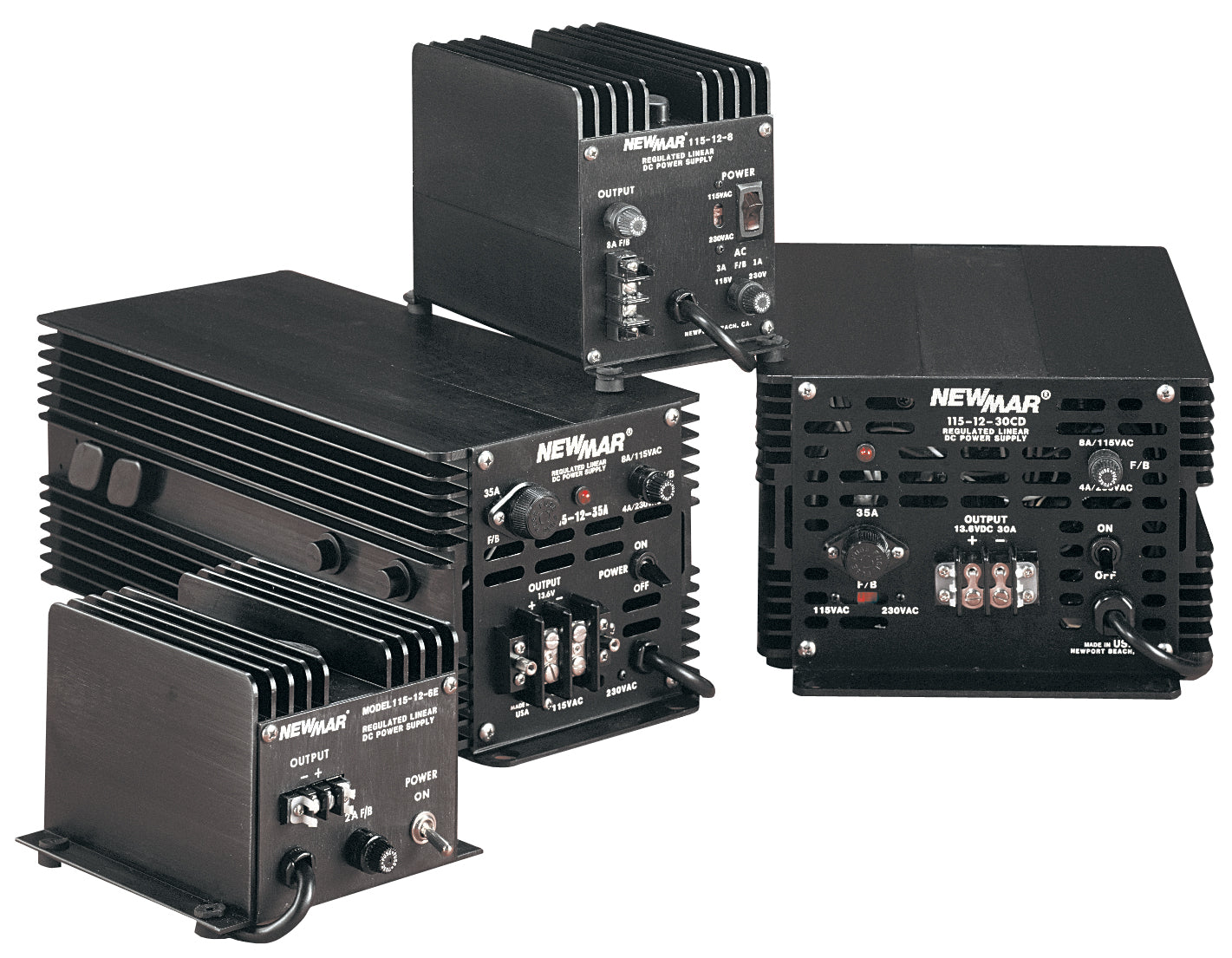 Newmar Power Supplies - Heavy Duty Power Series 24 VOLT MODELS. OUTPUT VOLTAGE: 24.5V DC