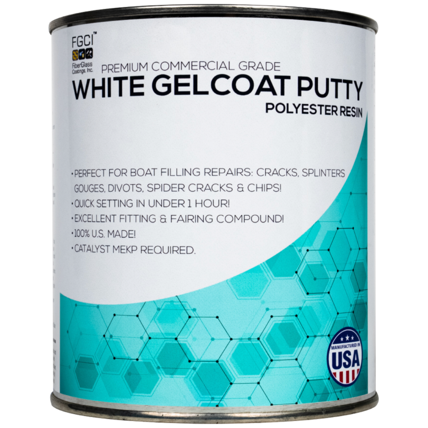 FGCI White Gelcoat Putty Polyester Resin