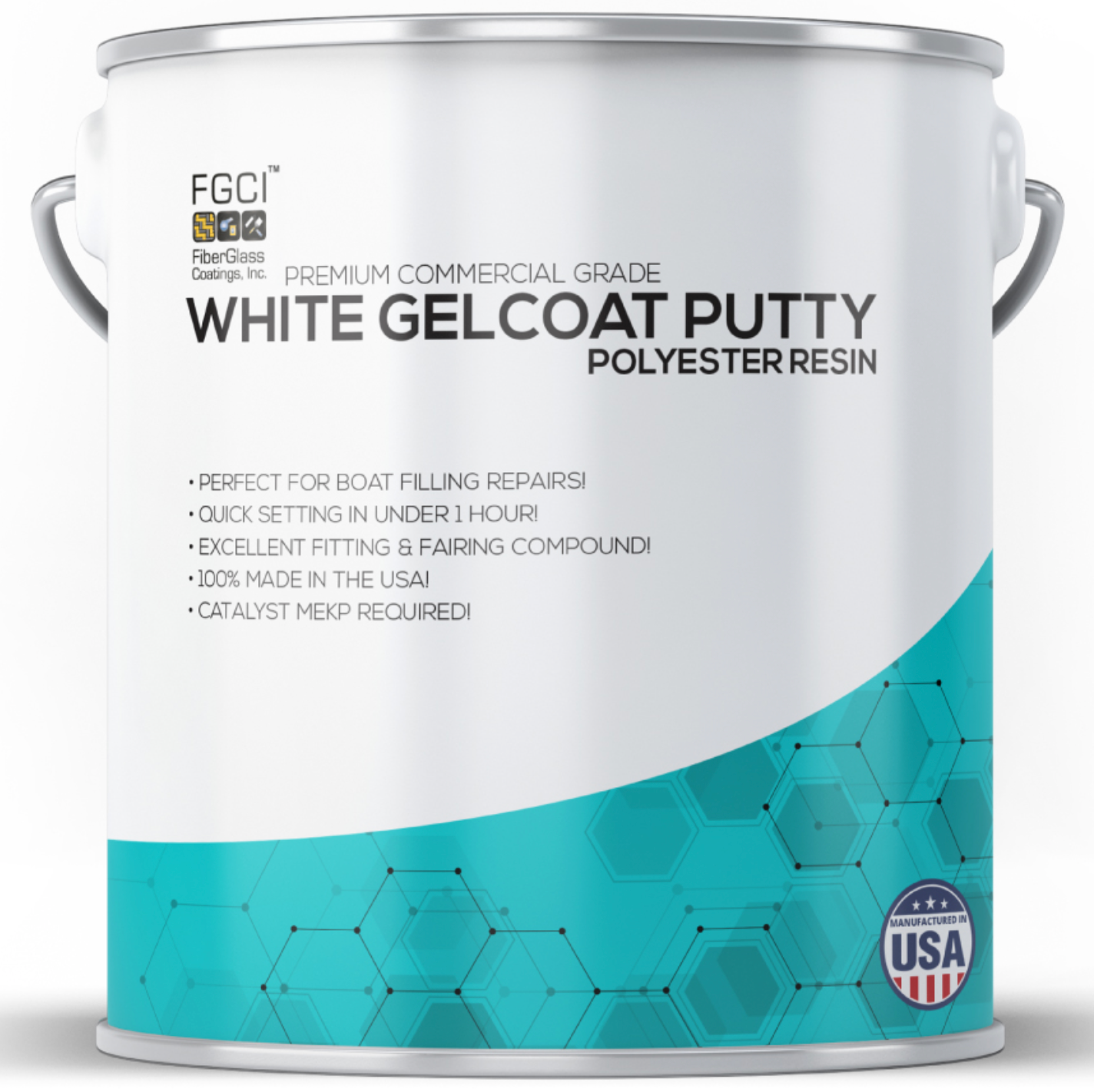 FGCI White Gelcoat Putty Polyester Resin