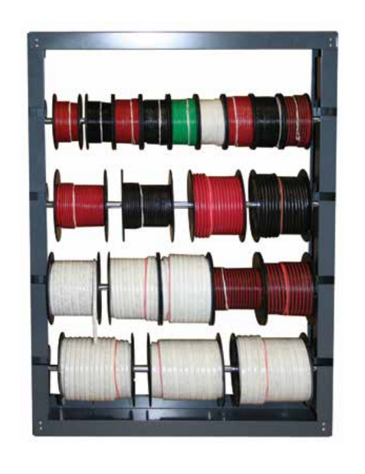 Marpac Bulk Spool Marine Tinned Copper Primary Wire Display with Rack