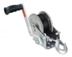 2,000 lbs. Trailer Winch with 20’ Strap