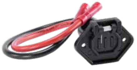 Sierra V-Groove Male Boat Side Trolling Motor Plug