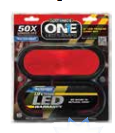 L.E.D. 6” Sealed Oval Tail Light Kit