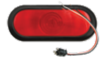 6” Sealed Oval Tail Light