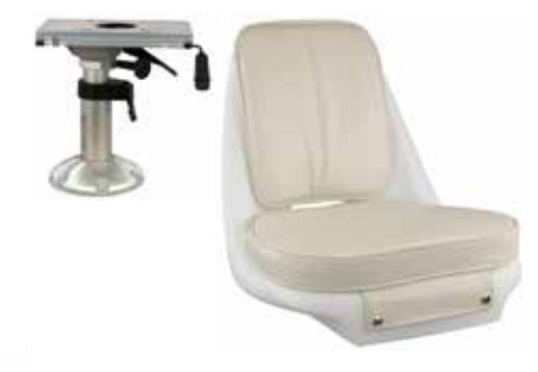 Springfield Pilot Chair with Adjustable Pedestal and Slide