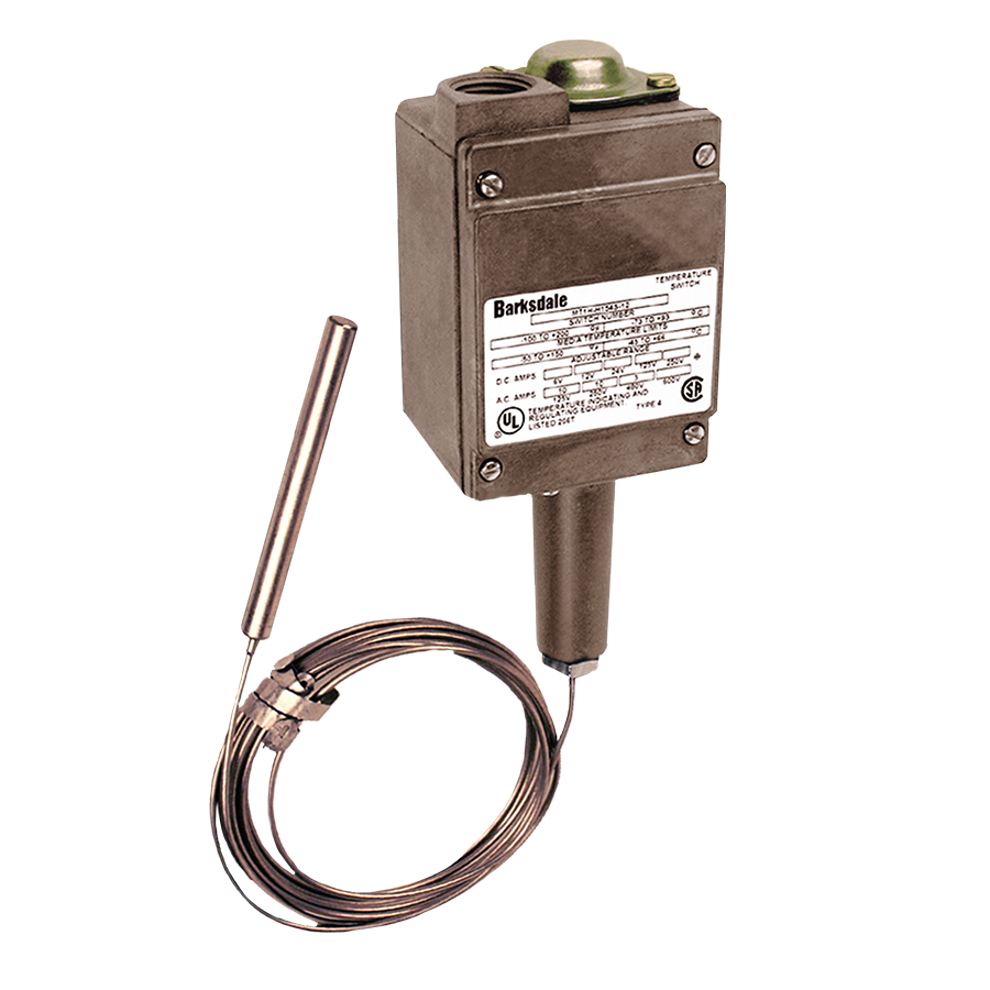 Barksdale Remote Mount Temperature Switch