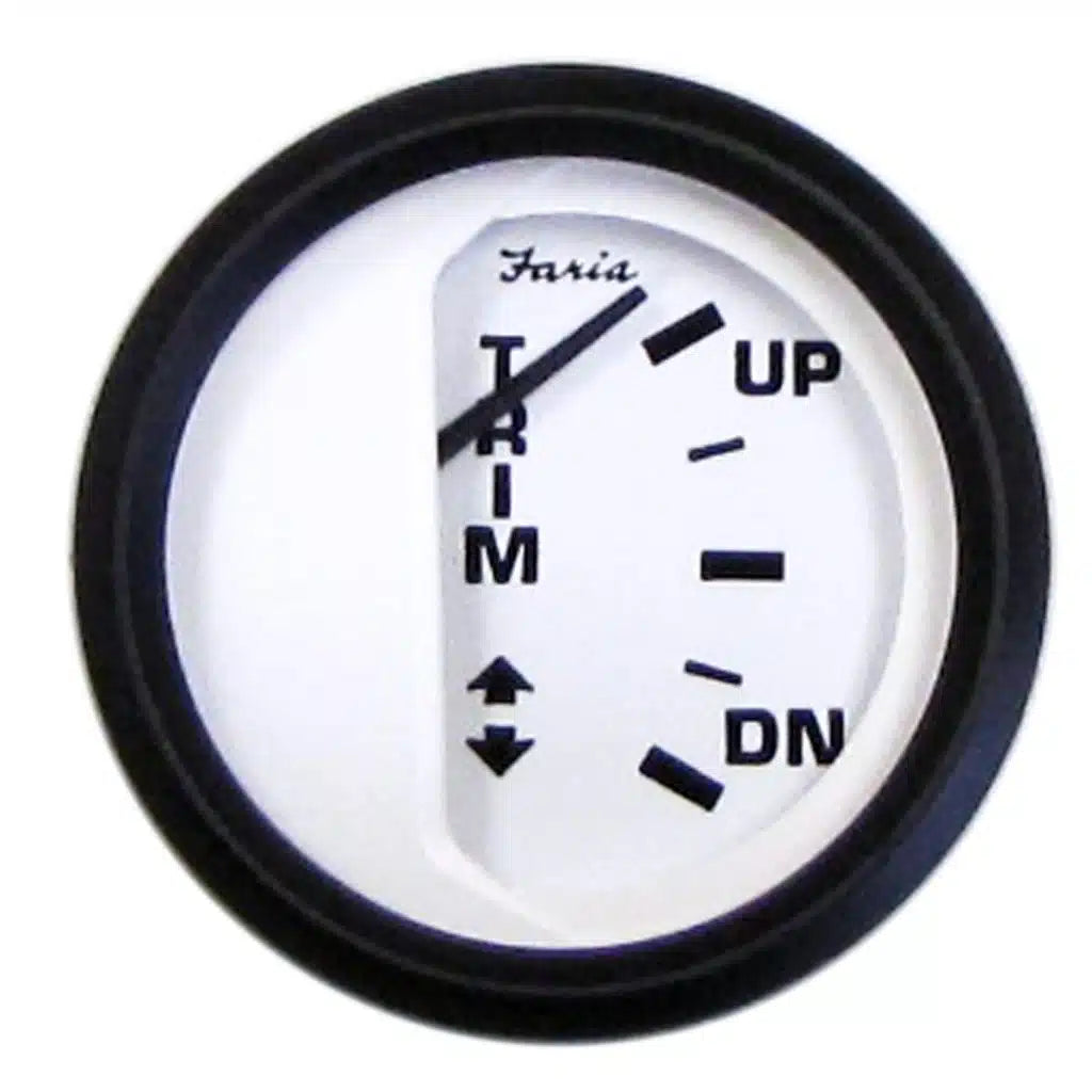 Faria Euro White Gauges