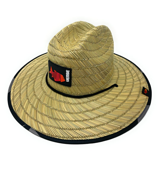 VENSE - Sunrise Lifeguard Straw Hat Rubber Patch