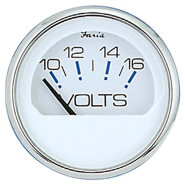 Faria Chesapeake White Stainless Steel Gauges