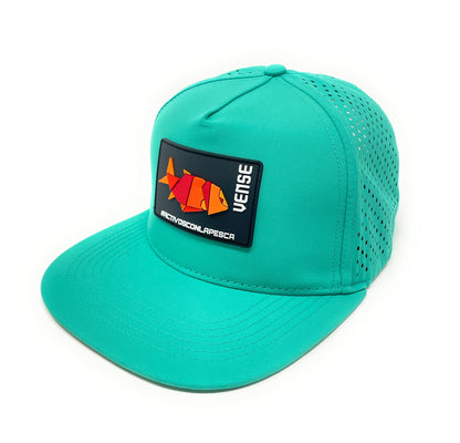 VENSE Flat Rubber Patch Snapback Cap