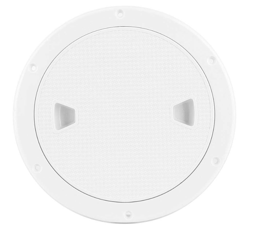 White Circular Cover Plate w/Detachable Cover 9.84" (A)