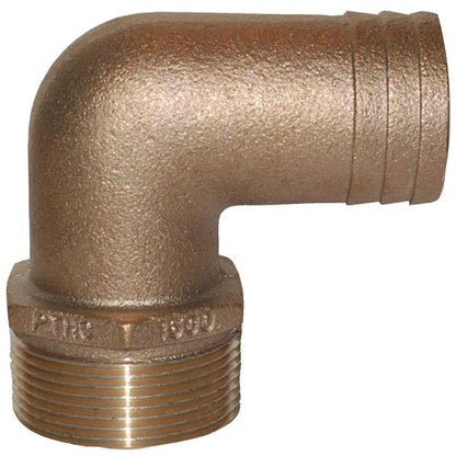 Groco PTHC Series NPT Standard Flow Pipe to Hose Elbows