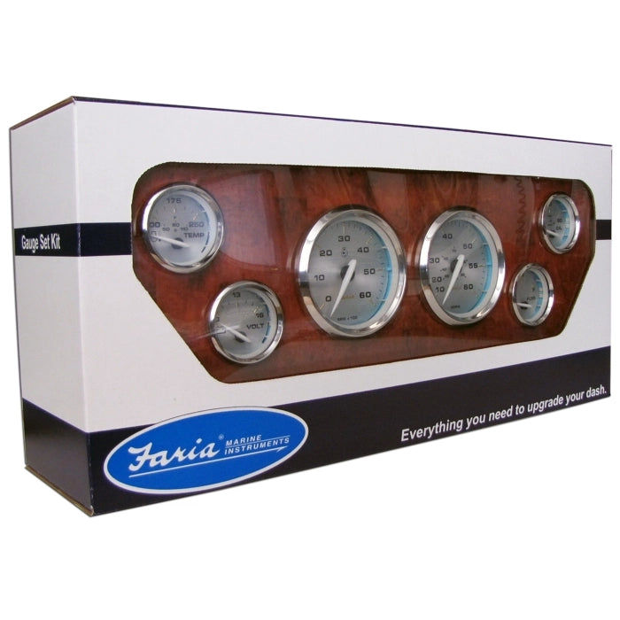 Faria Kronos Gauges INBOARD BOXED SET INCLUDES: