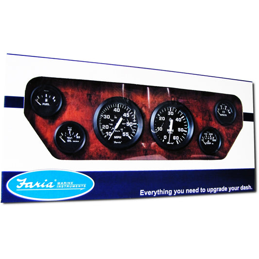 Faria Euro Gauges INBOARD BOXED SET INCLUDES: