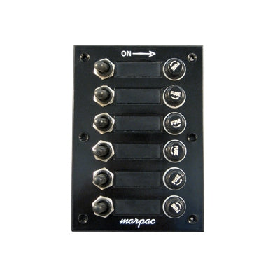 Marpac-Fused Switch Panel with Toggle Boot Seals