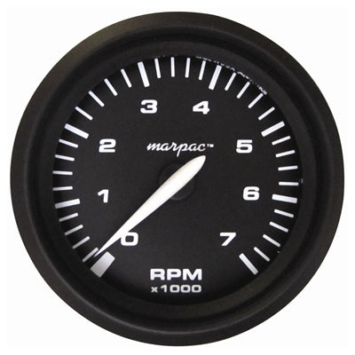 RPM Tachometer Black W/ Black Face