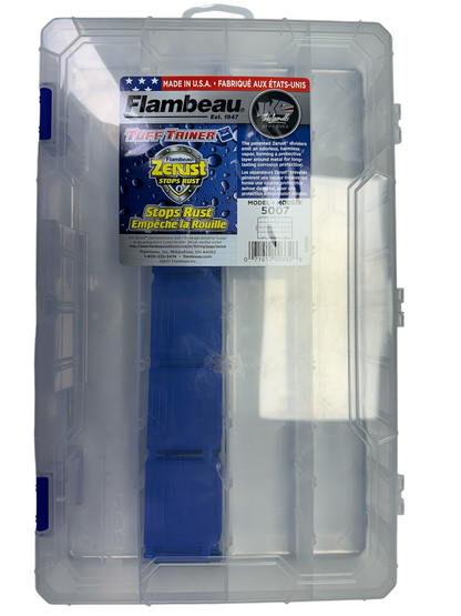 FLAMBEAU, Tuff Tainer Box - Fixed Comp W/Adjustable Dividers