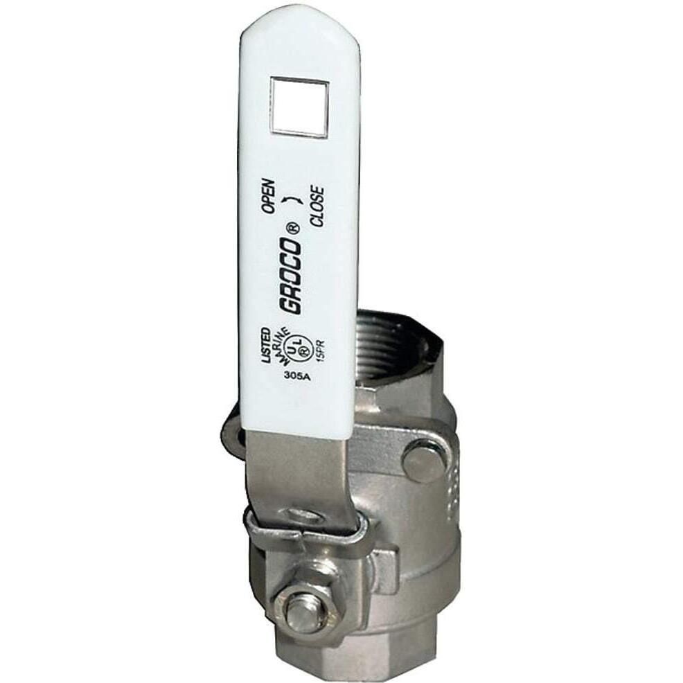 Groco IBV-S Series Stainless Inline Ball Valves