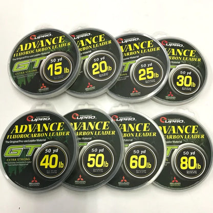 GT Fluorocarbon Advance 15lb - 100lb