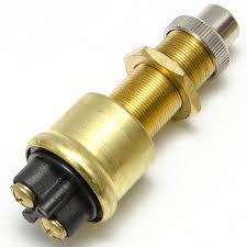 Sierra Heavy Duty Brass Push Button Switch