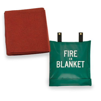 Junkin Fire Blanket with Vinyl Coated Nylon Bag