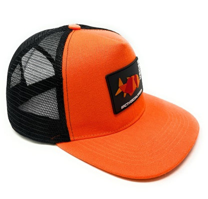 VENSE-HAT/CAP FLAT ORANGE RUBBER PATCH VENSELURES