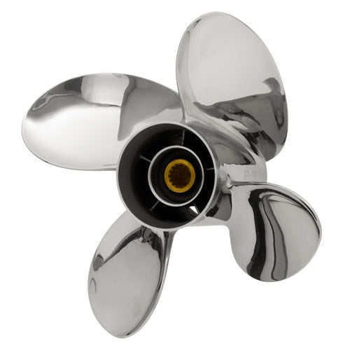 OMC® SysteMatched™ Johnson/Evinrude Interchangeable Hub Stainless Steel Propellers 4 BLADE PROPELLERS