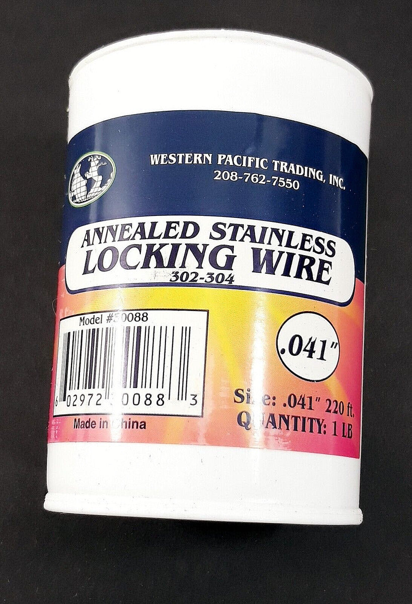 Stainless Steel Locking Wire SOLD IN ONE POUND CANISTERS