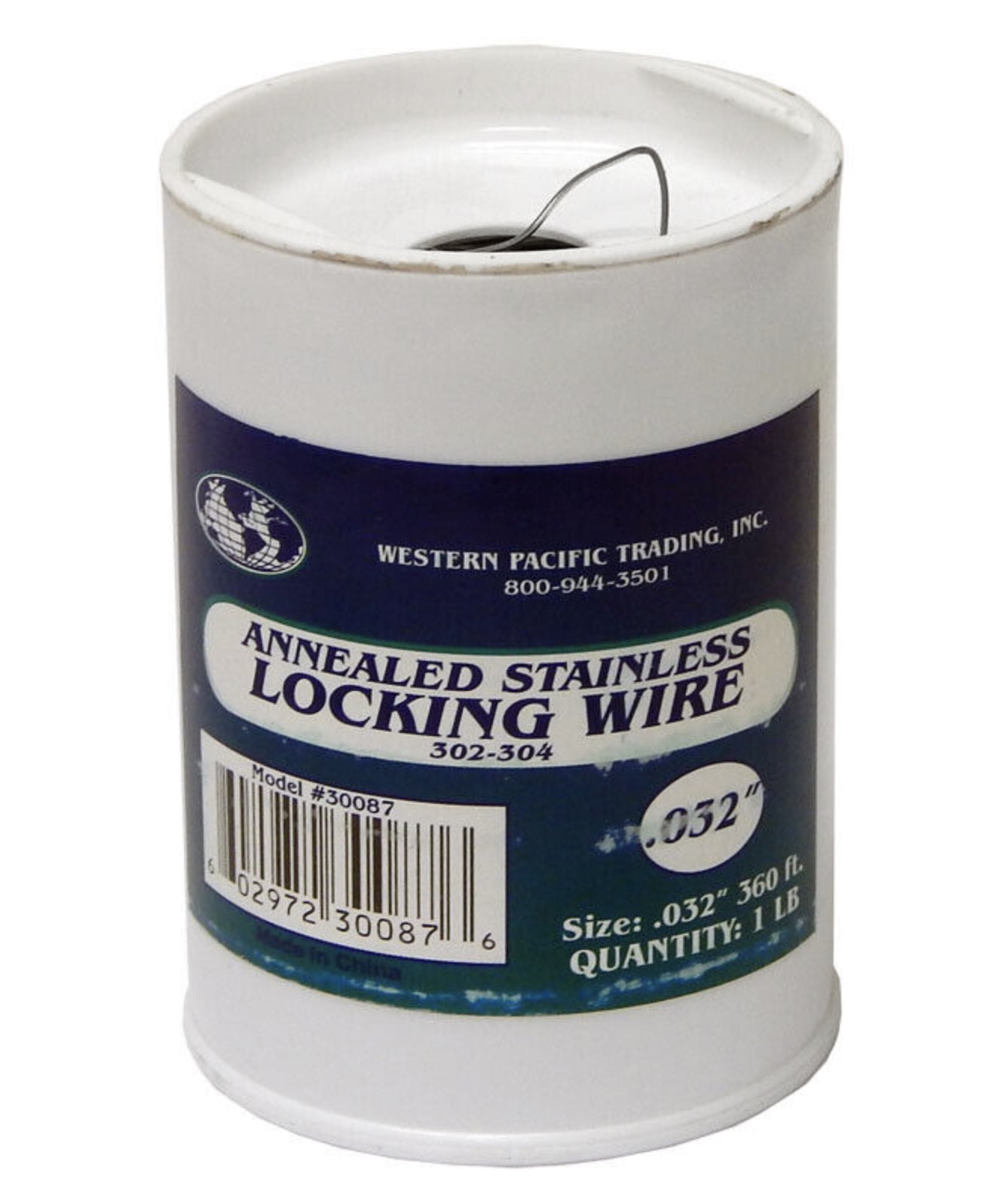 Stainless Steel Locking Wire SOLD IN ONE POUND CANISTERS