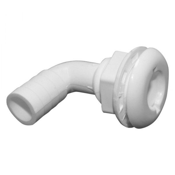 T-H Marine 90° Thru-Hull Connectors - Plastic WHITE