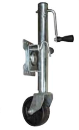 Trailer Jack with wheel stop